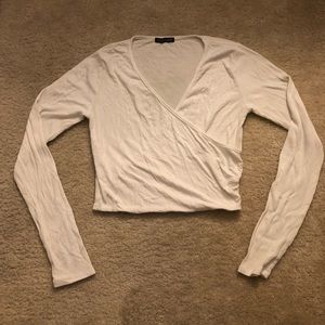 Laura’s boutique wrap crop top